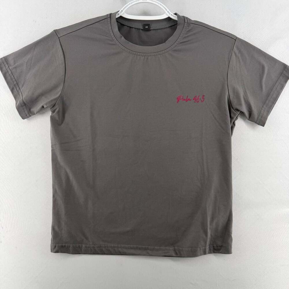 0412 God Is Within Her She Will Not Fall Psalm 46:5 Gray Short Sleeve T-Shirt